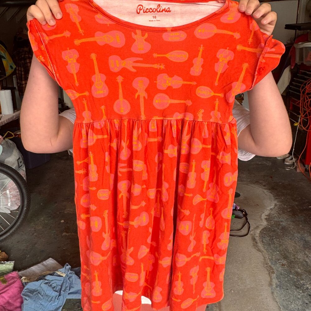 Guitar Dress, Piccolina, Size 10